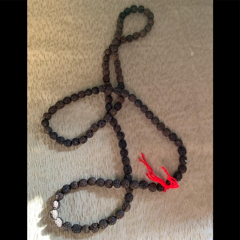 108 bead Mala Prayer Rudruksha Meditation Necklace